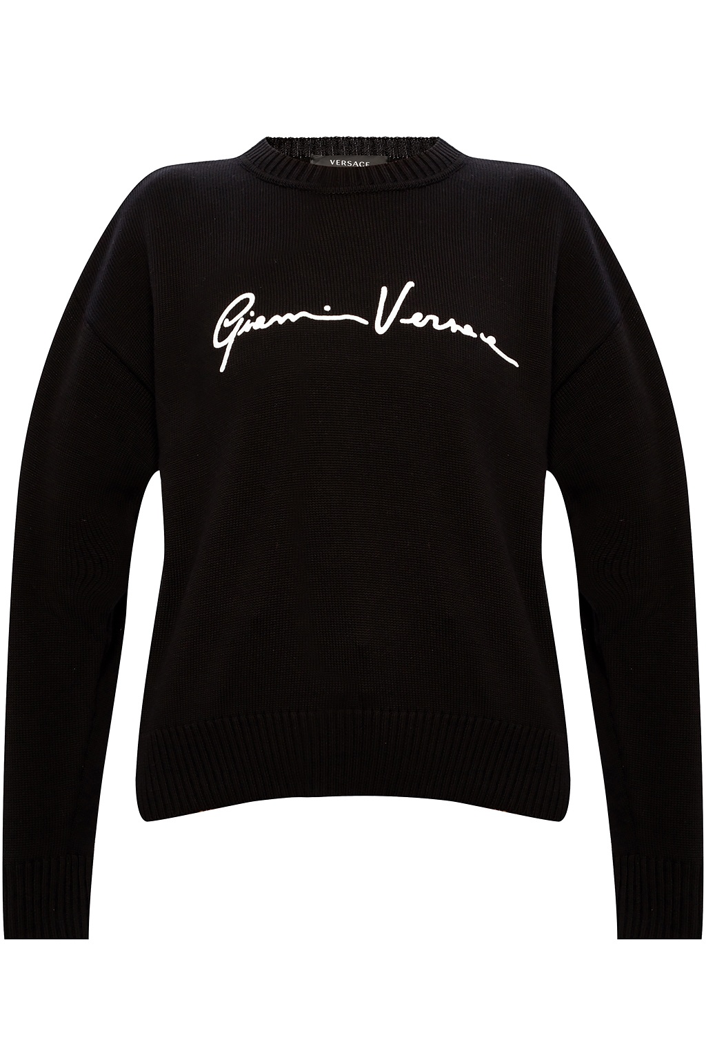 Versace on sale logo sweater